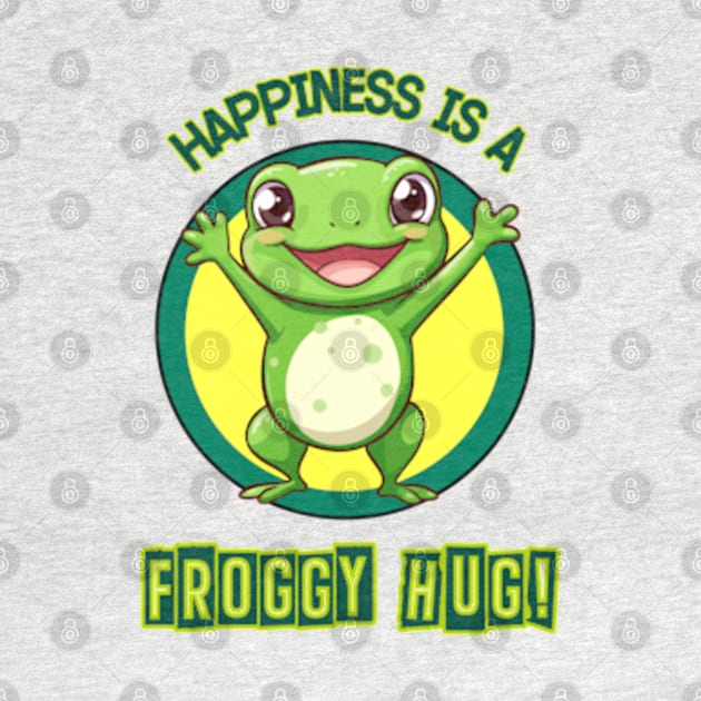 Happiness Is A Froggy Hug by WebStarCreative